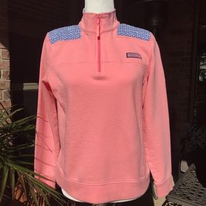 Vineyard Vines Classic Shep Shirt 1/2 Zip Small